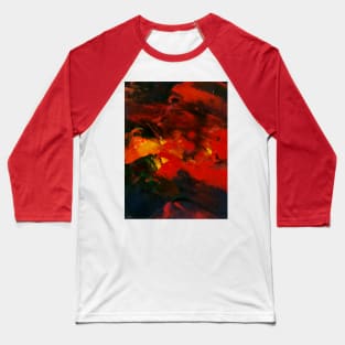 Red Fire Baseball T-Shirt